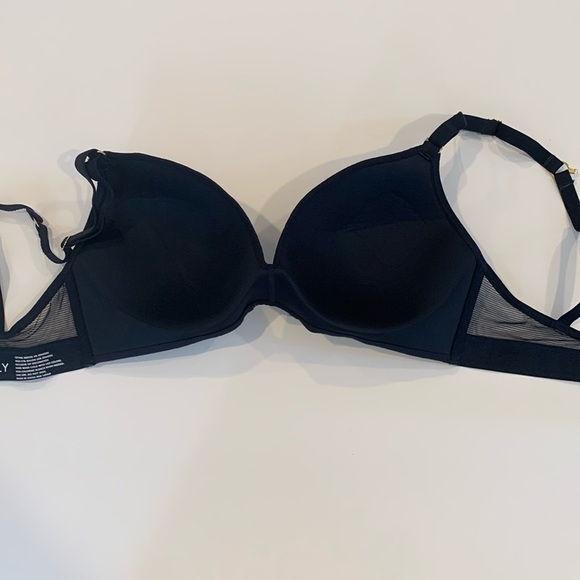 Lively All-Day Deep V No-Wire Navy Blue Bra Women’s 32D Light Padding - Picture 6 of 6